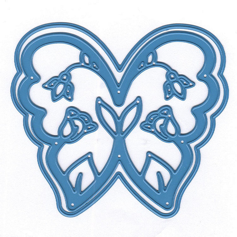 Nellie's Choice Shape Die Blue Easter Butterfly Image