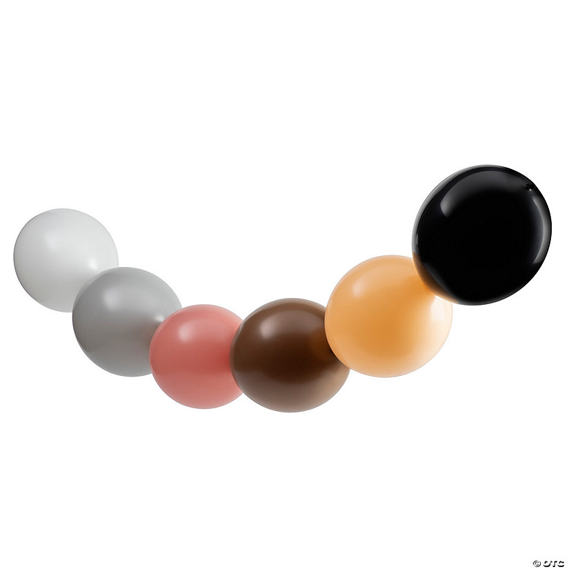 Neutral Link 6" Latex Balloons - 18 pc. Image