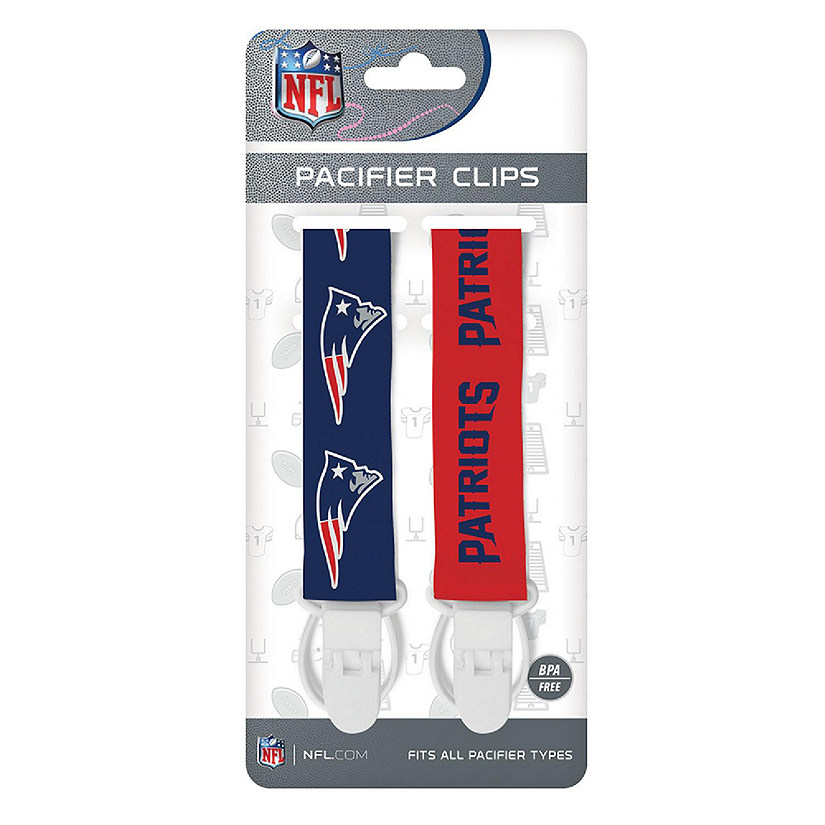 New England Patriots - Pacifier Clip 2-Pack Image