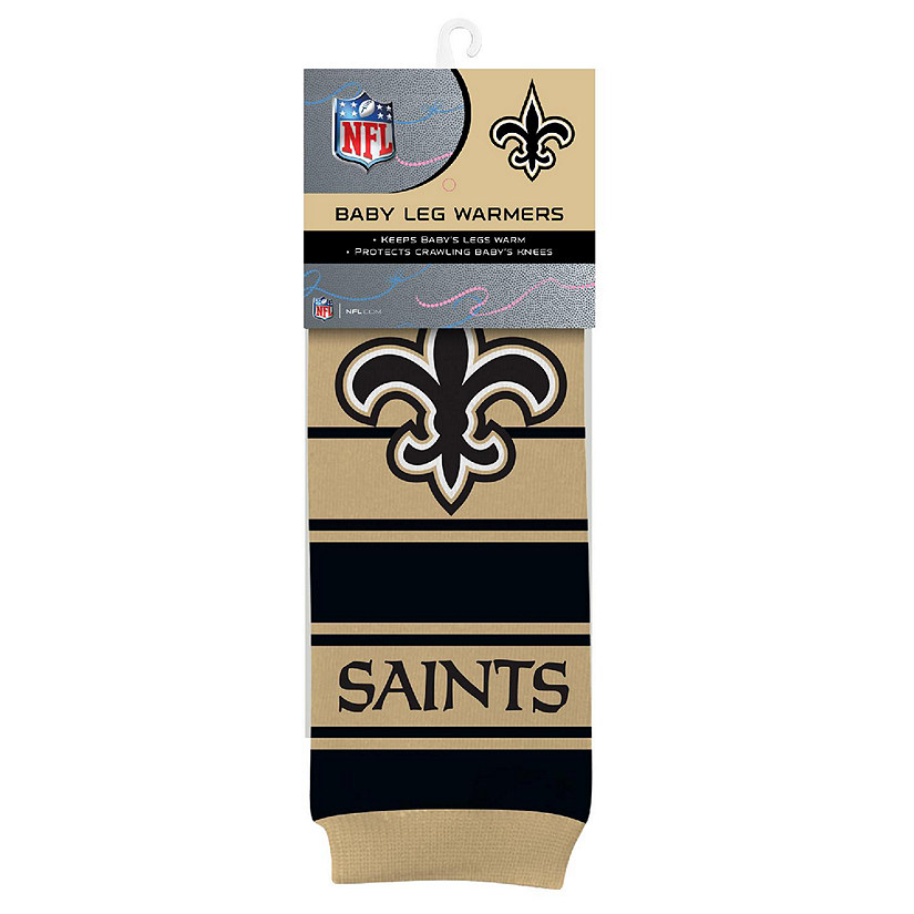 New Orleans Saints Baby Leg Warmers Image