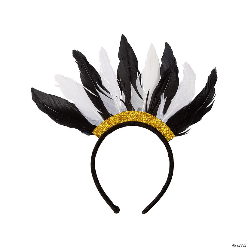 New Year's Eve Feather Headbands - 12 Pc. Image