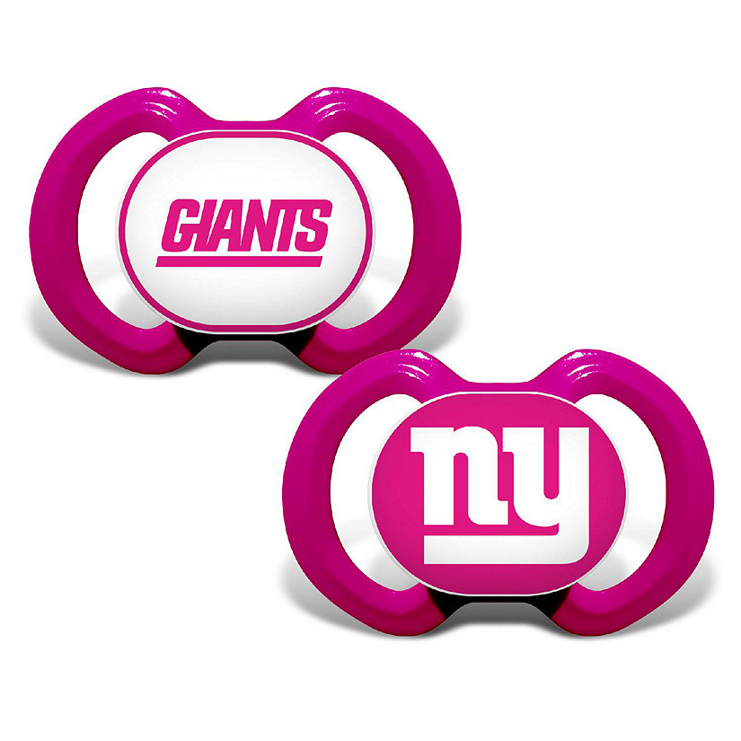 New York Giants - Pink Pacifier 2-Pack Image