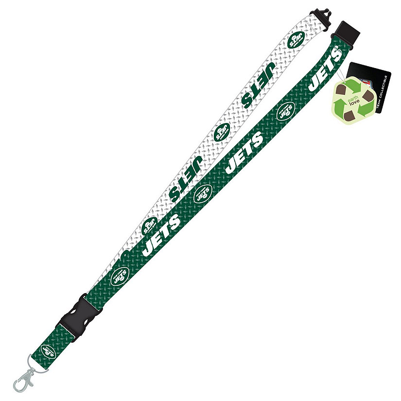 New York Jets RPET Sustainable Material Lanyard Image