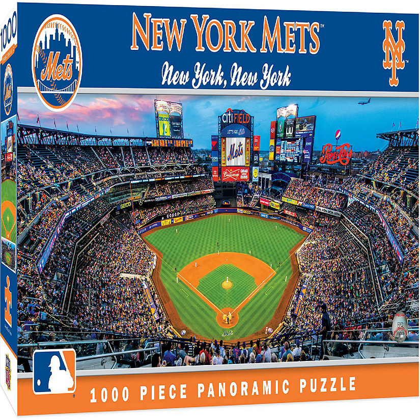 New York Mets - 1000 Piece Panoramic Jigsaw Puzzle Image