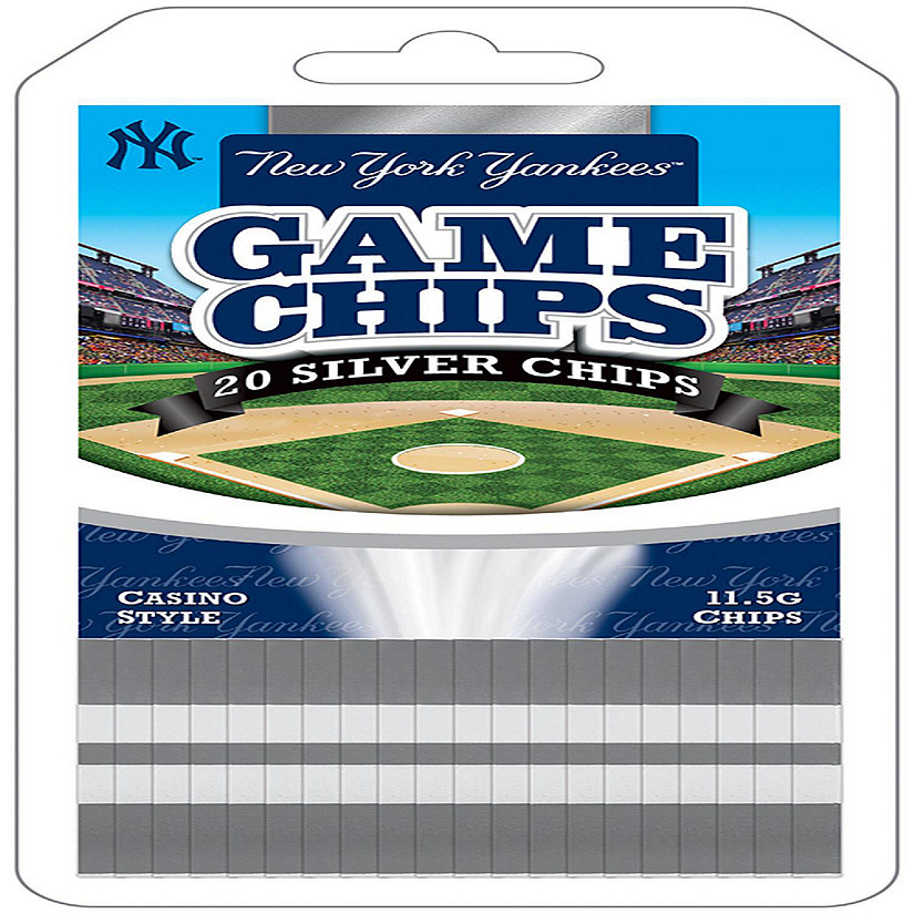 New York Yankees 20 Piece Poker Chips Image