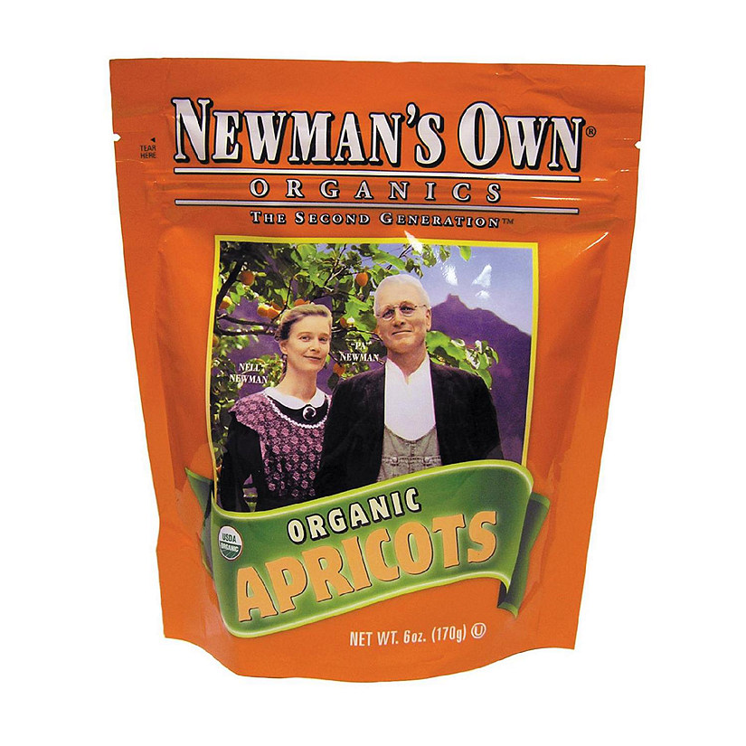 Newman's Own Organics Dried Apricots - Organic - Case of 12 - 6 oz. Image