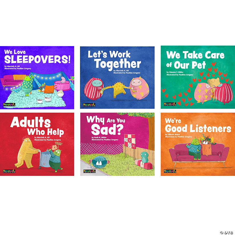 Newmark Learning MySELF Readers: I Build Positive Relationships, Small Book 6pack, English Image
