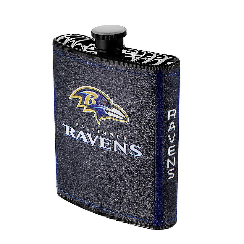 NFL 2pc Flask 7oz. with Funnel  Baltimore Ravens Image