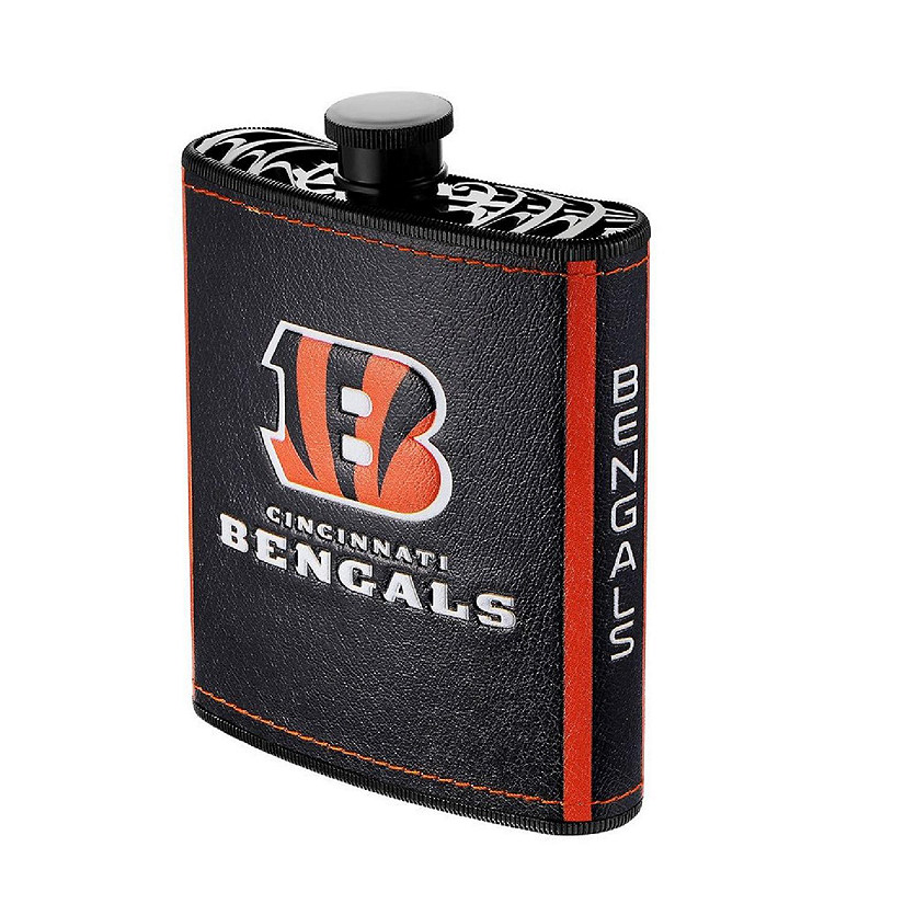 NFL 2pc Flask 7oz. with Funnel Cincinnati Bengals Image