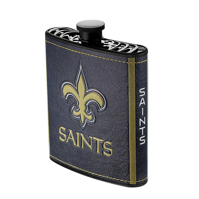 NFL 2pc Flask 7oz. with Funnel New Orleans Saints Image