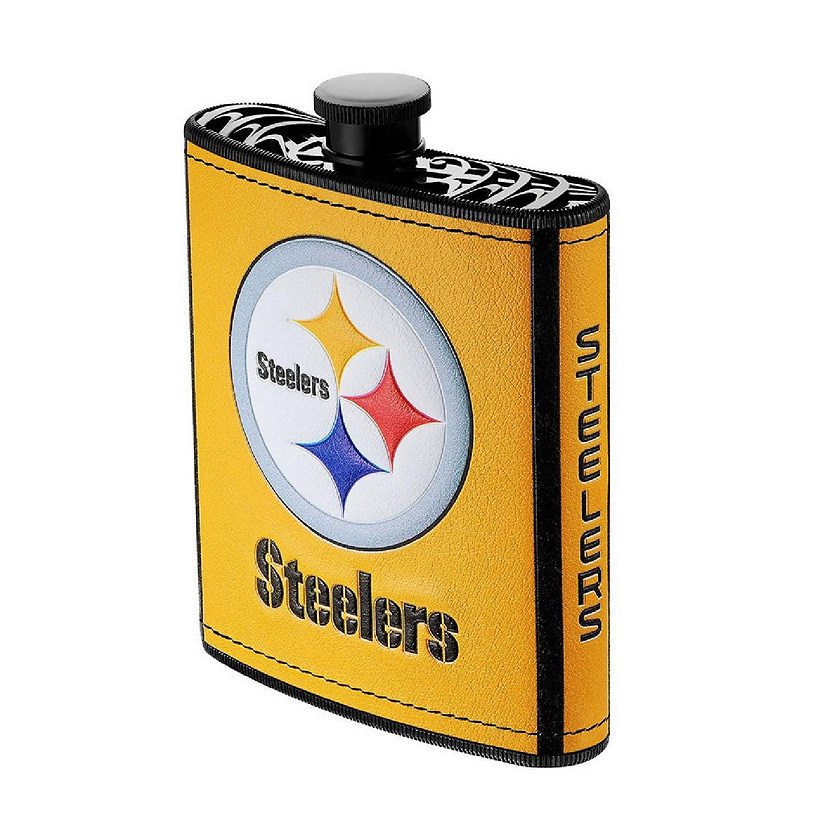 NFL 2pc Flask 7oz. with Funnel Pittsburgh Steelers Image
