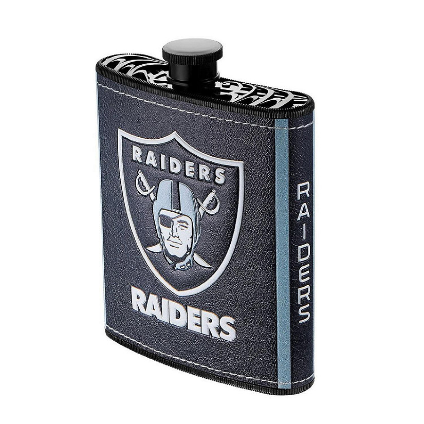 NFL 2pc Flask 7oz. with Funnel Raiders Image