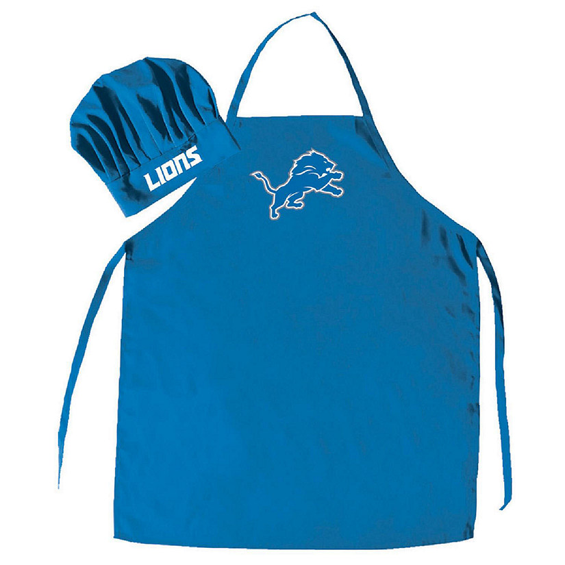 NFL Apron & Chef Hat Combo  - Detroit Lions Image