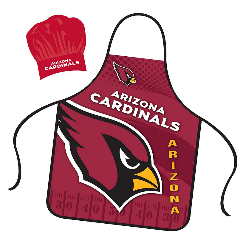 NFL Apron and Chef Hat Set  Arizona Cardinals Image