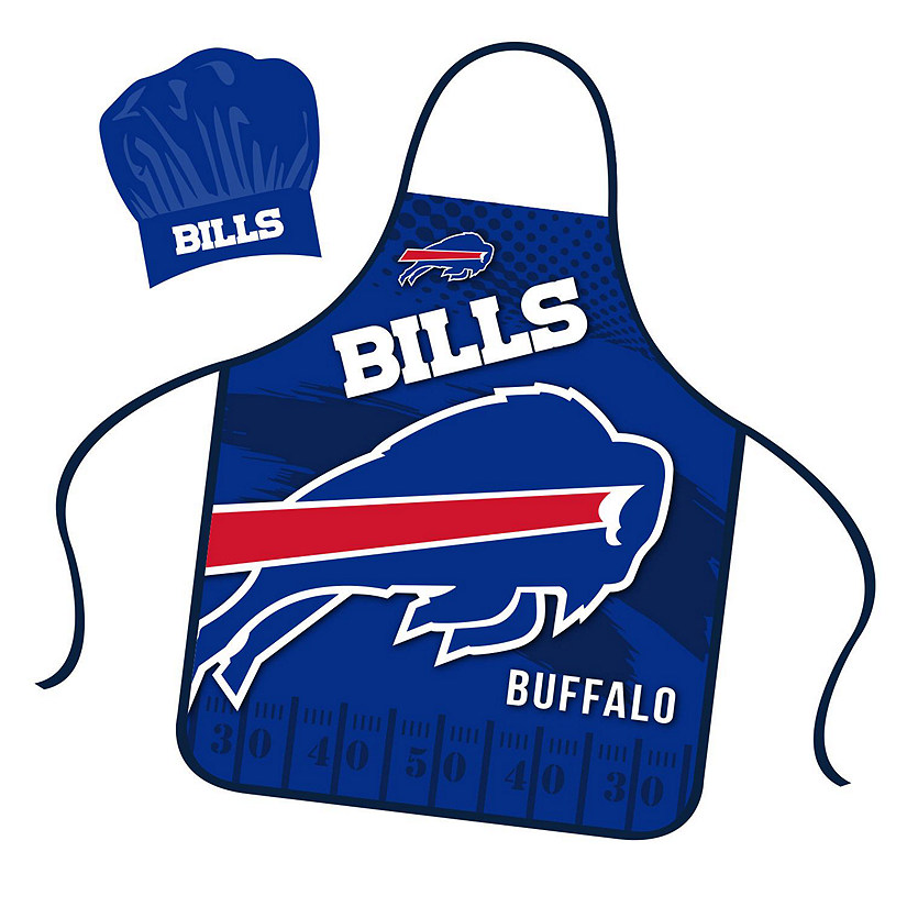 NFL Apron and Chef Hat Set  Buffalo Bills Image
