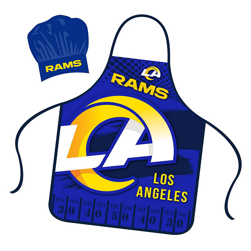 NFL Apron and Chef Hat Set  Los Angeles Rams Image