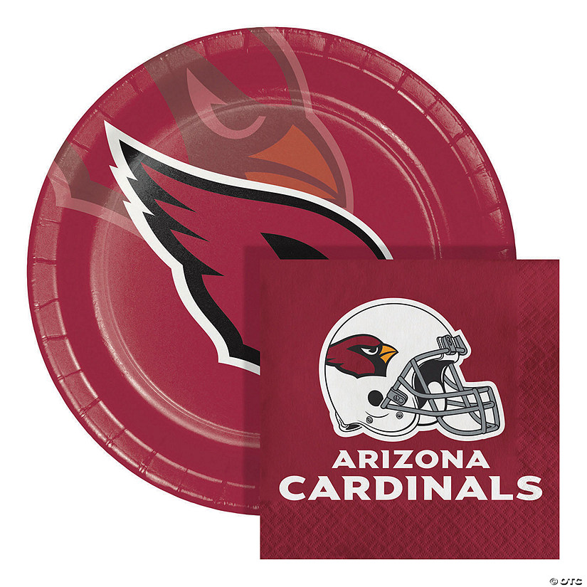 Nfl Arizona Cardinals Paper Plate And Napkin Party Kit Image