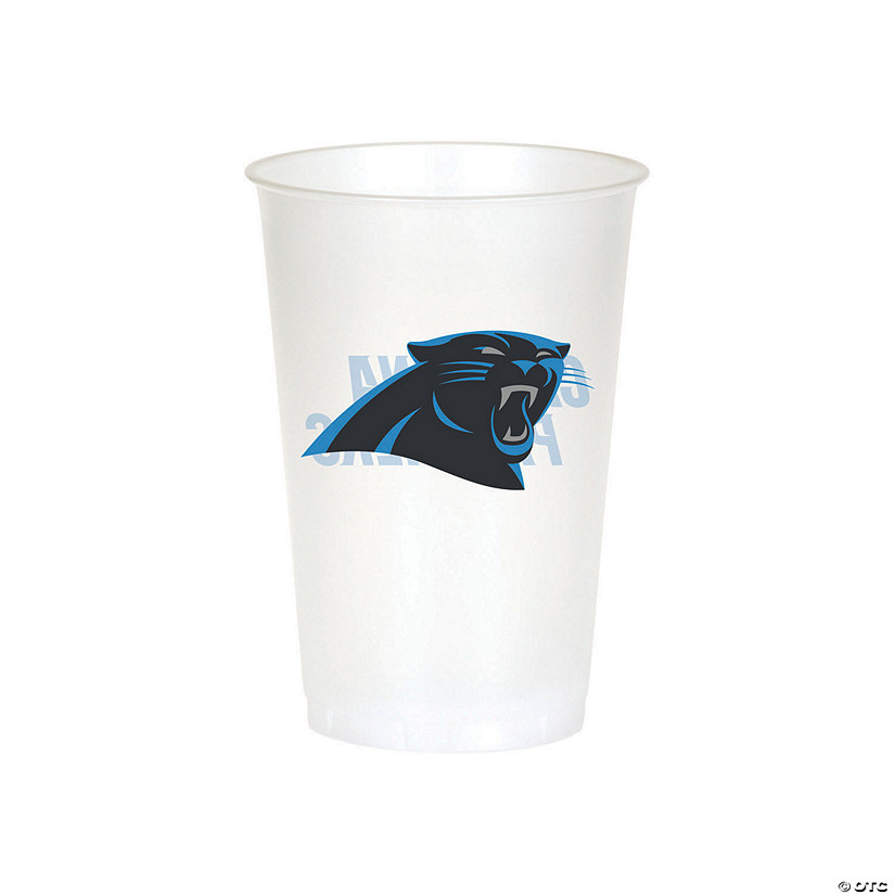 Nfl Carolina Panther Plastic Cups - 24 Ct. Image