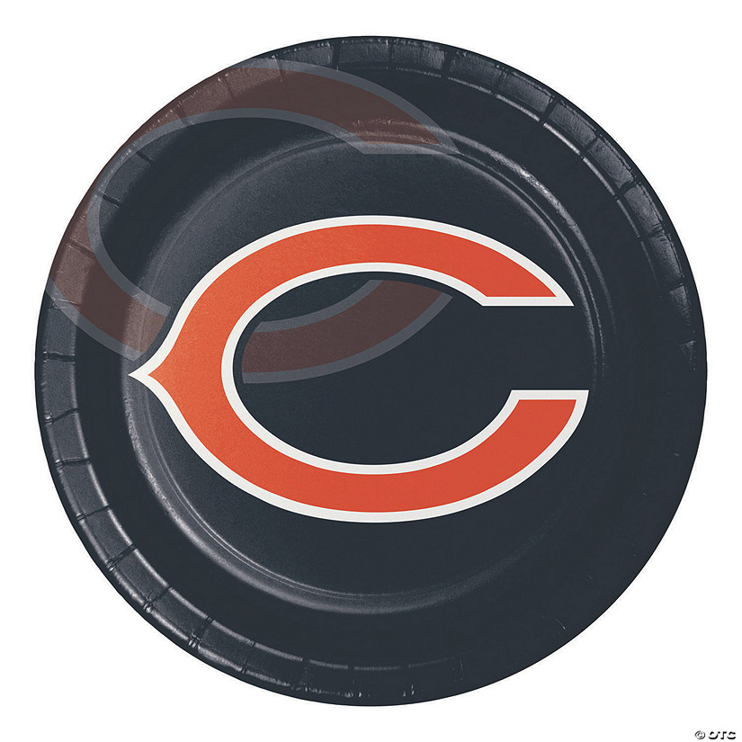Nfl Chicago Bears Paper Plates - 24 Ct. Image