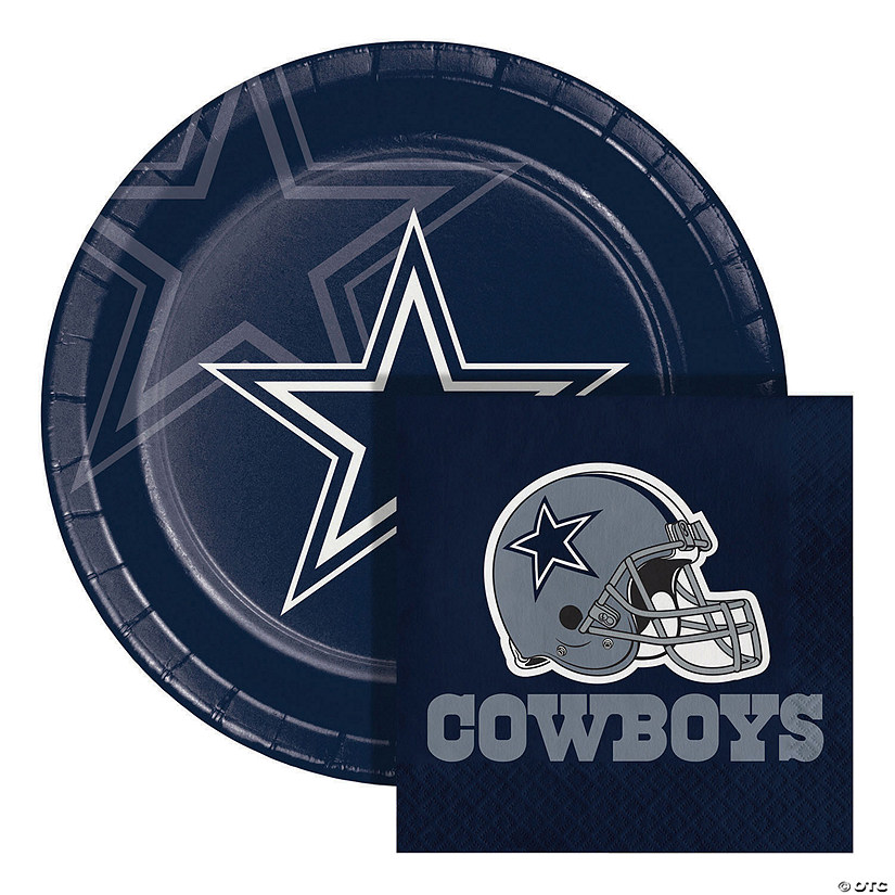 Nfl Dallas Cowboys Paper Plate And Napkin Party Kit Image