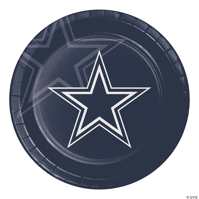 Nfl Dallas Cowboys Paper Plates - 24 Ct. Image