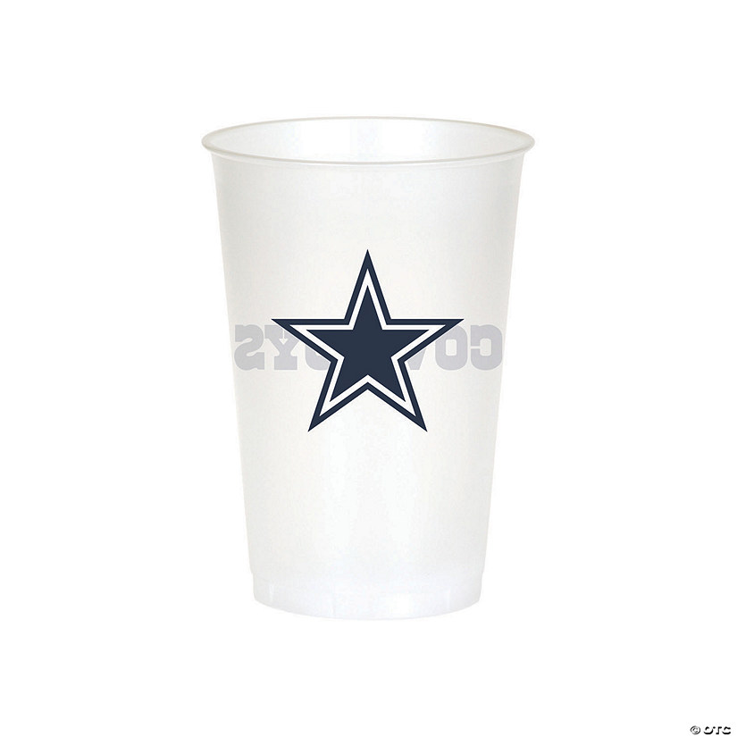 Nfl Dallas Cowboys Plastic Cups - 24 Ct. Image
