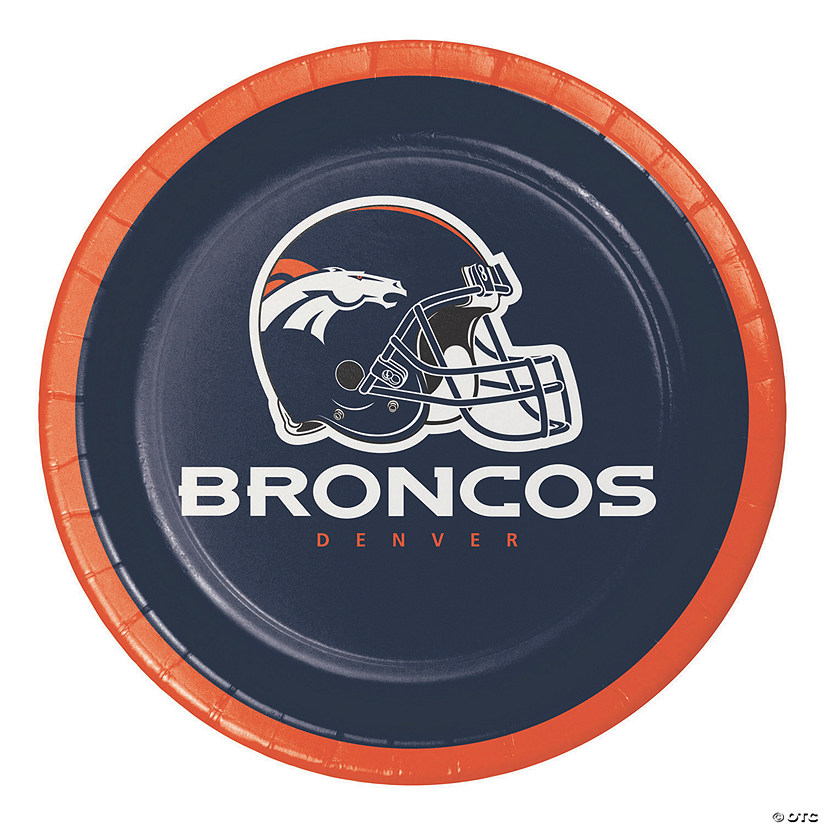Nfl Denver Broncos Paper Dessert Plates - 24 Ct. Image
