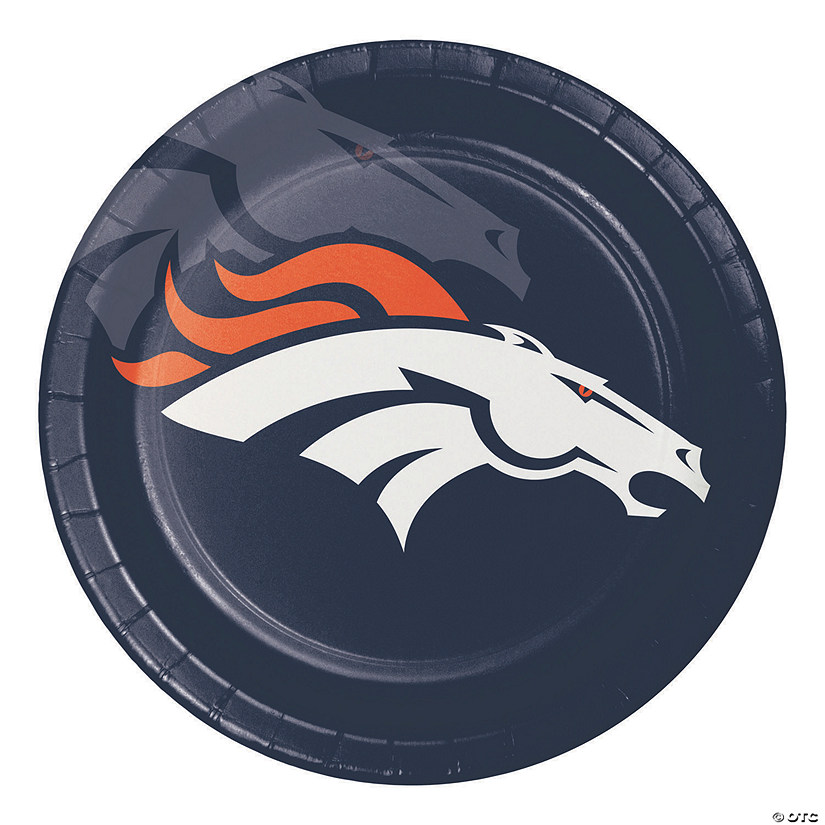 Nfl Denver Broncos Paper Plates - 24 Ct. Image