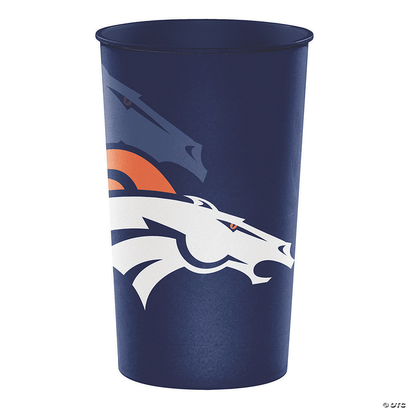 Nfl Denver Broncos Souvenir Plastic Cups - 8 Ct. Image
