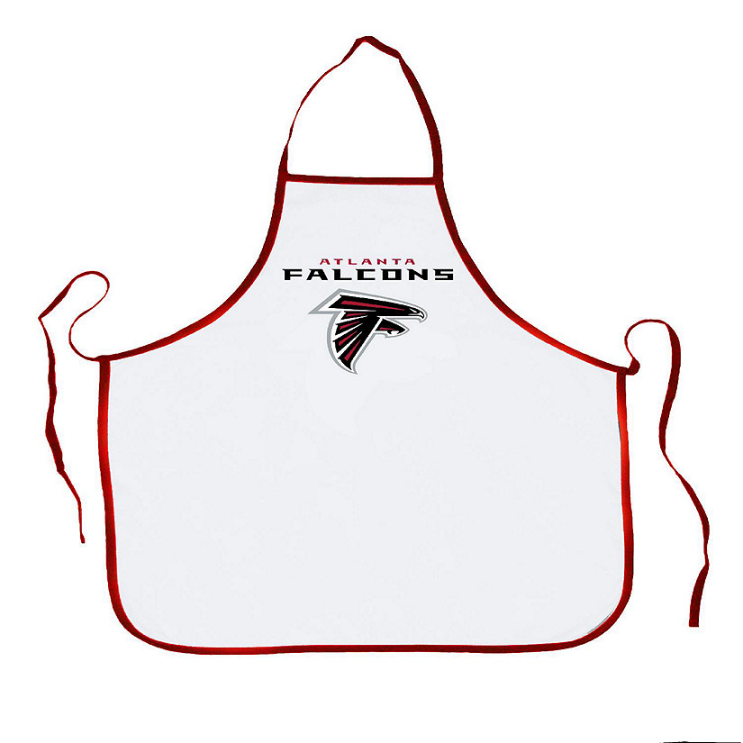 NFL Football Atlanta Falcons Sports Fan BBQ Grilling Apron Red Trim Image