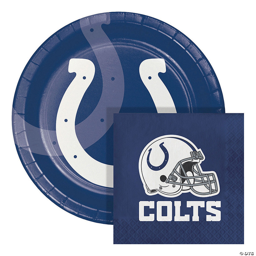 Nfl Indianapolis Colts Paper Plate And Napkin Party Kit Image
