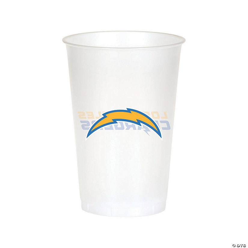 Nfl Los Angeles Chargers Plastic Cups - 24 Ct. Image