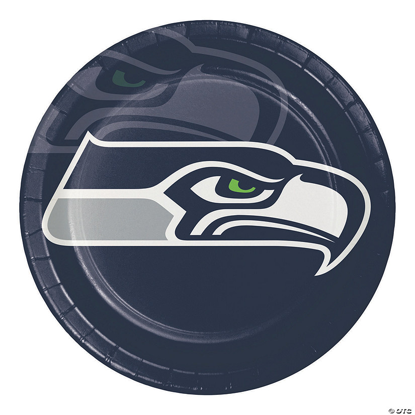 Nfl Seattle Seahawks Paper Plates - 24 Ct. Image