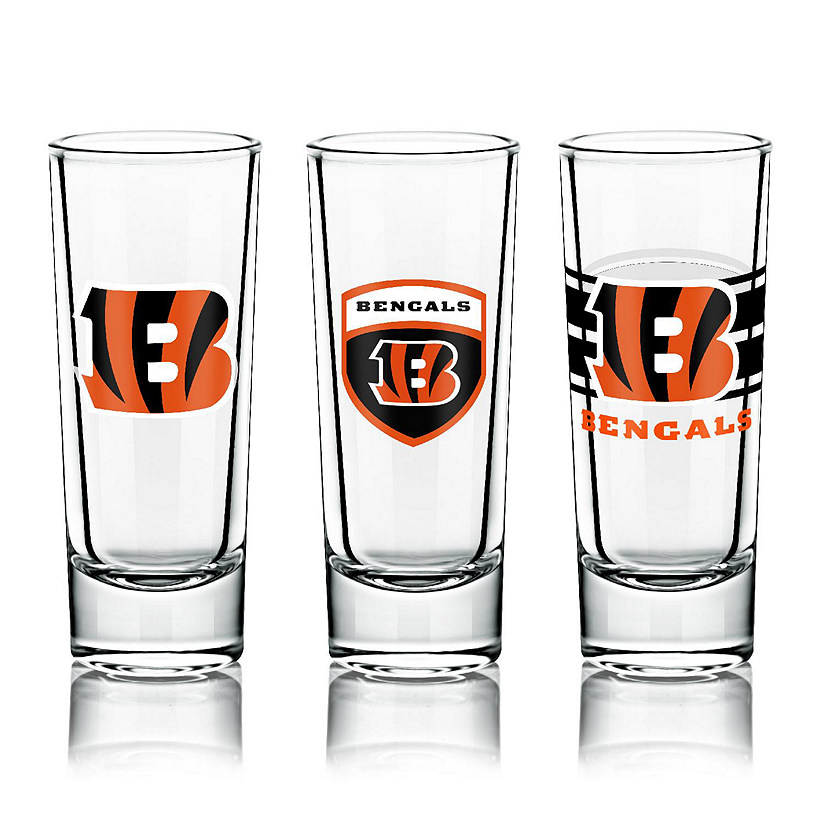 NFL Shot Glasses 6 Pack Set - Cincinnati Bengals Image