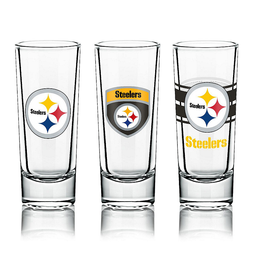 NFL Shot Glasses 6 Pack Set - Pittsburgh Steelers Image