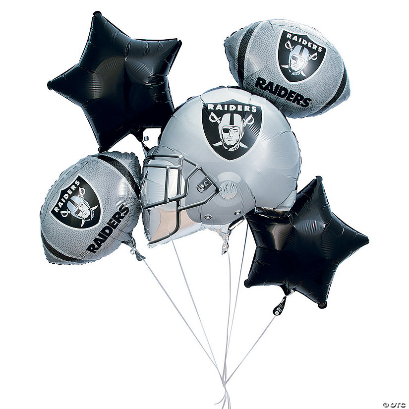 NFL<sup>&#174;</sup> Las Vegas Raiders<sup>&#8482;</sup> Mylar Balloon Set - 5 Pc. Image