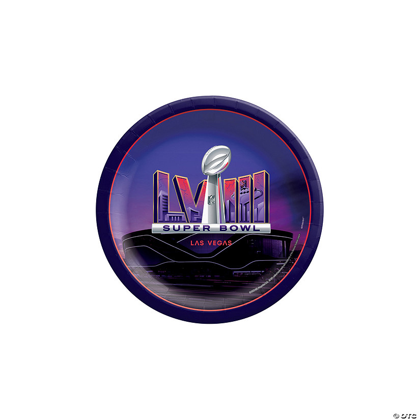 NFL<sup>&#174;</sup> Super Bowl LVIII Dessert Plates - 8 Ct. Image