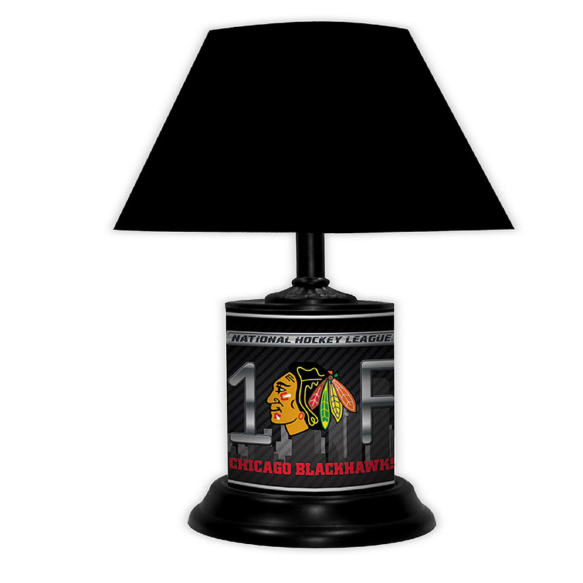 NHL Desk Lamp Chicago Blackhawks Image