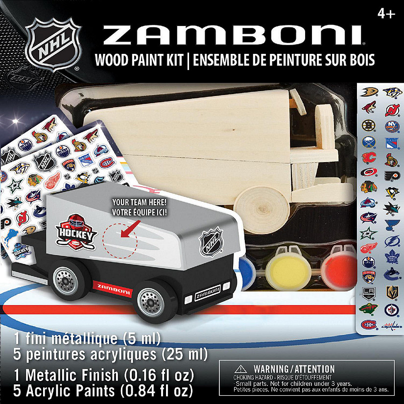NHL - Zamboni Wood Paint Kit Image
