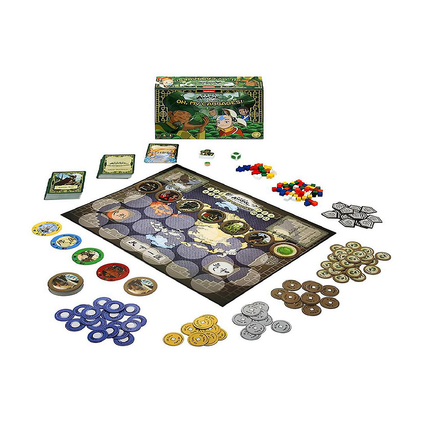 Nickelodeon Avatar The Last Airbender Oh, My Cabbages! Strategic Board Game Image