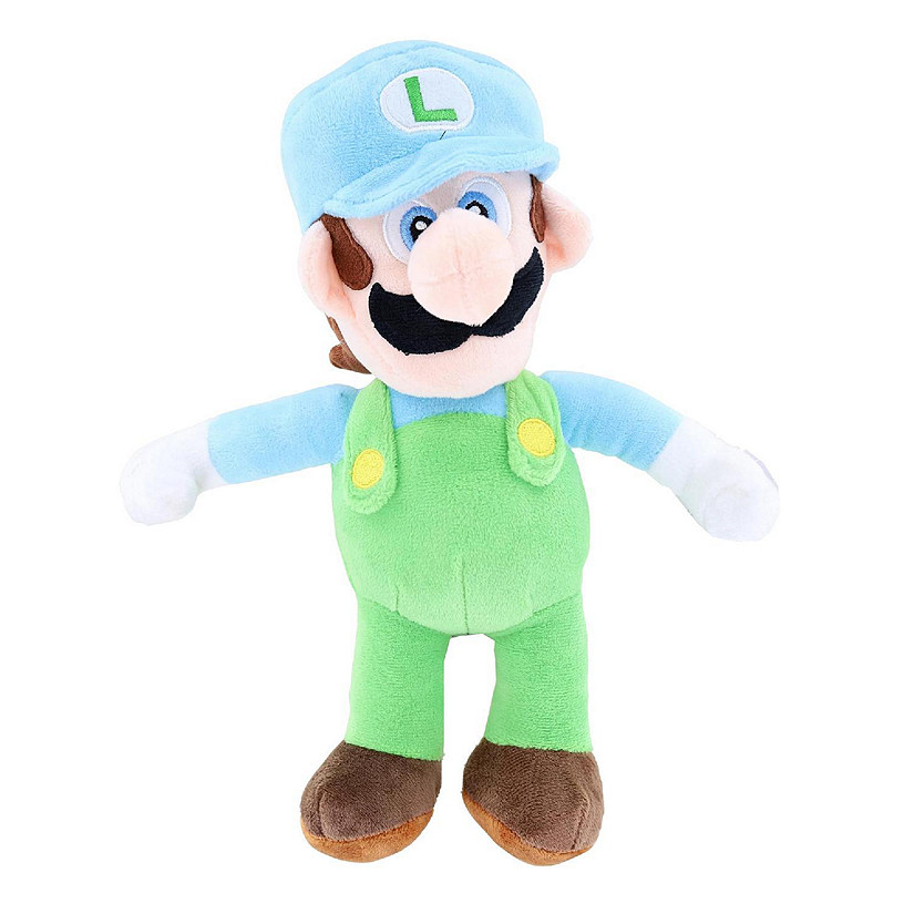 Nintendo Super Mario 12 Inch Character Plush  Ice Luigi Image