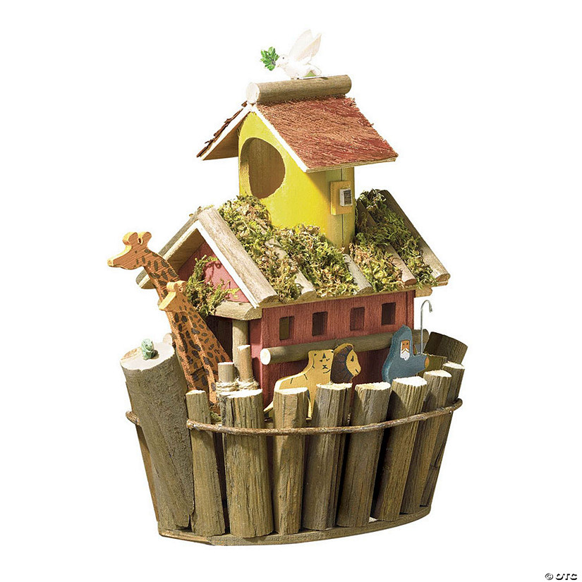 Noah'S Ark Birdhouse 12.5X6.5X12.5" Image