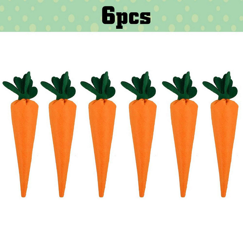Non Woven Carrots - Easter Decorations Simulation Carrot - For Home Hanging Decor, Easter Carrot Ornament, Party Supplies Image