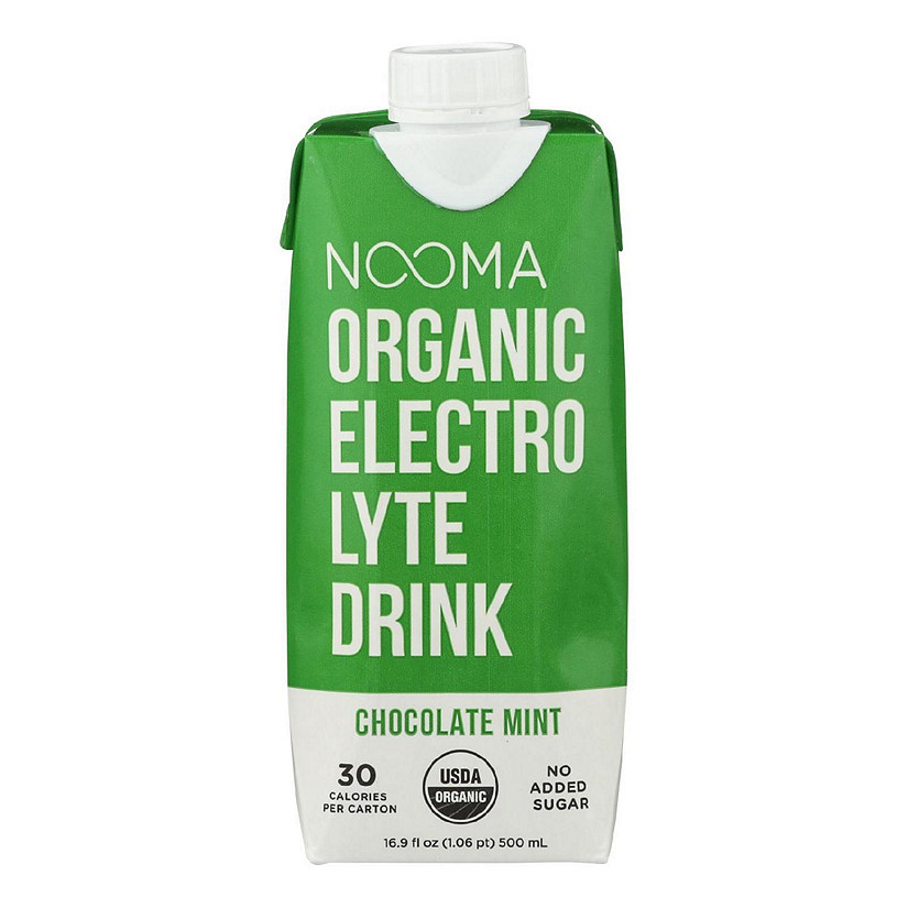Nooma Electrolite Drink - Organic - Chocolate Mint - Case of 12 - 16.9 fl oz Image