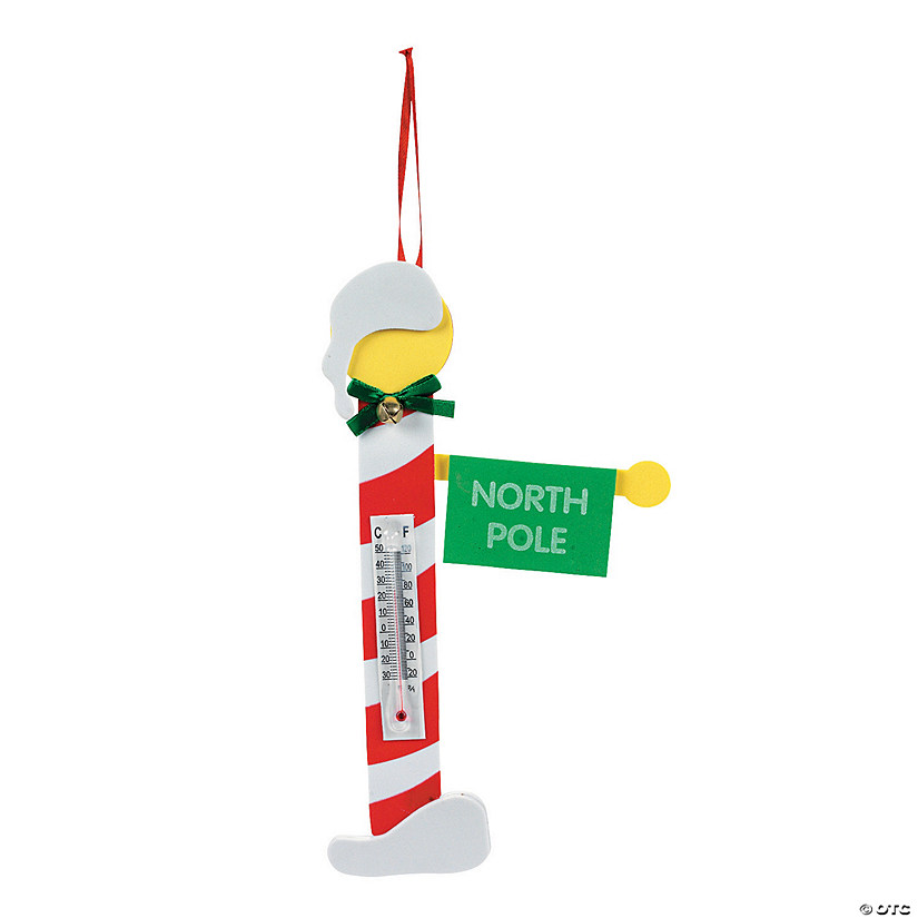 North Pole Thermometer Christmas Craft Kit Image