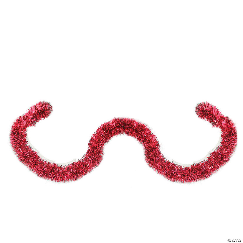Northlight 50' Red Tinsel Artificial Christmas Garland - Unlit Image