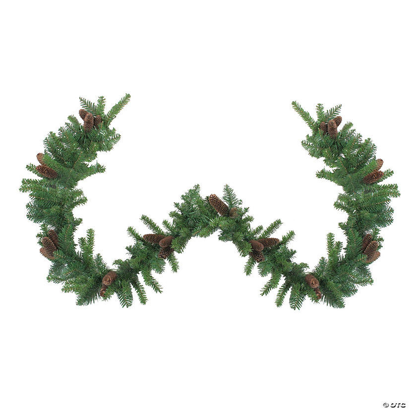 Northlight 9' x 10" Dakota Red Pine Artificial Christmas Garland - Unlit Image