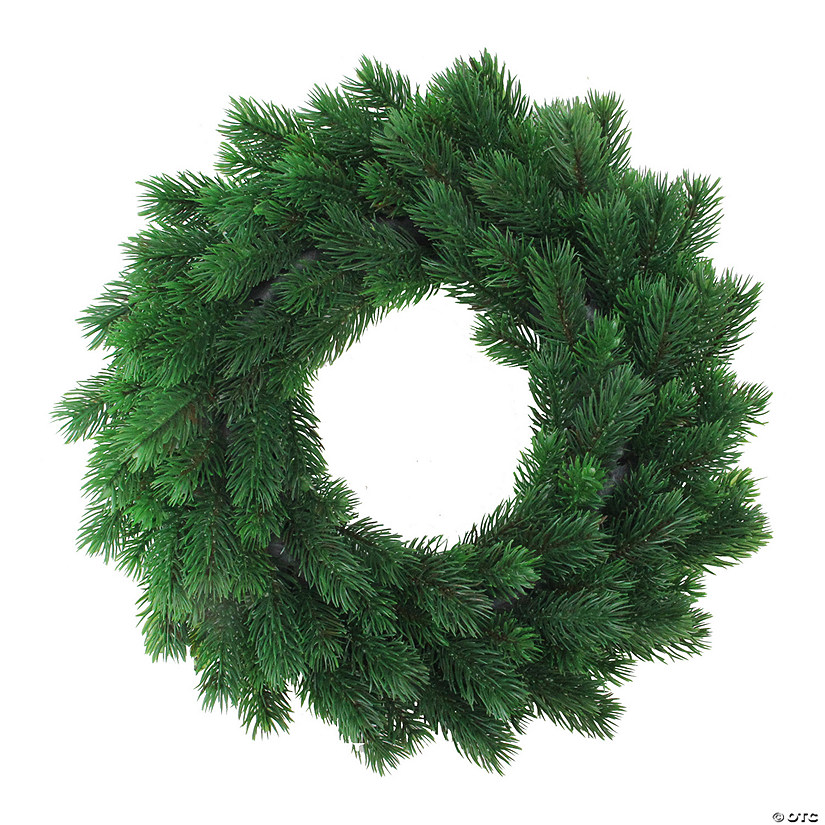 Northlight Green Pine Artificial Christmas Wreath - 16-Inch  Unlit Image