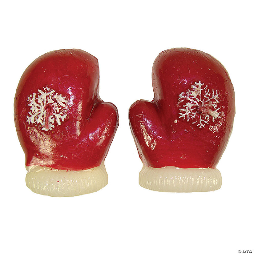 Northlight Red Mitten Floating Christmas Christmas Candles 3.25" - 192 piece set Image