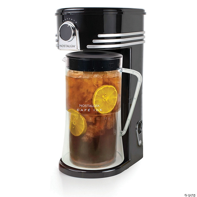 Nostalgia Ice Brew Tea & Coffee Maker, Black Image